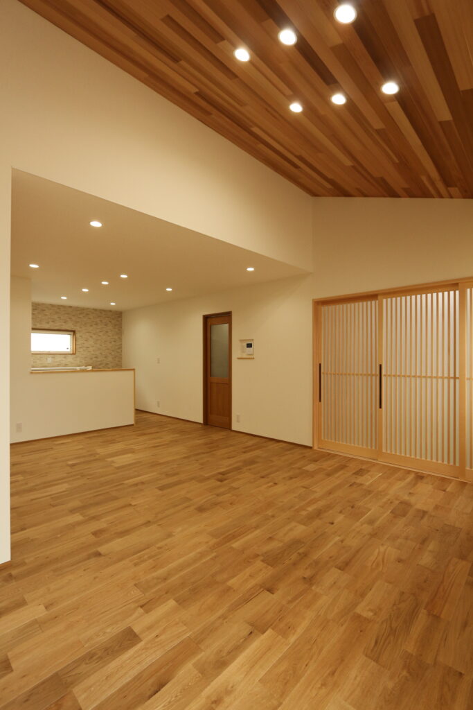 収納力を兼ね備える平屋